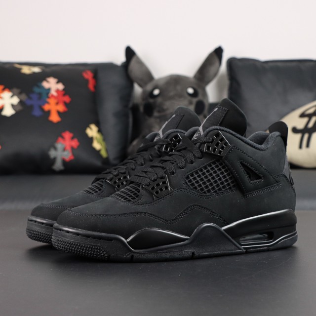 LJR BATCH Air Jordan 4 Retro Black Cat 2025 FV5029-010