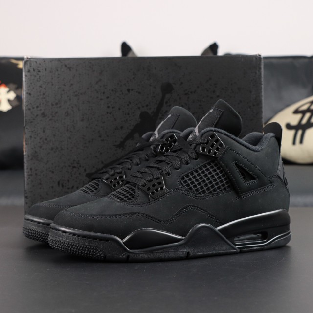 LJR BATCH Air Jordan 4 Retro Black Cat 2025 FV5029-010