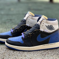 LJR BATCH Union LA x Fragment Design x Air Jordan 1 High Sport Royal IO7847-001
