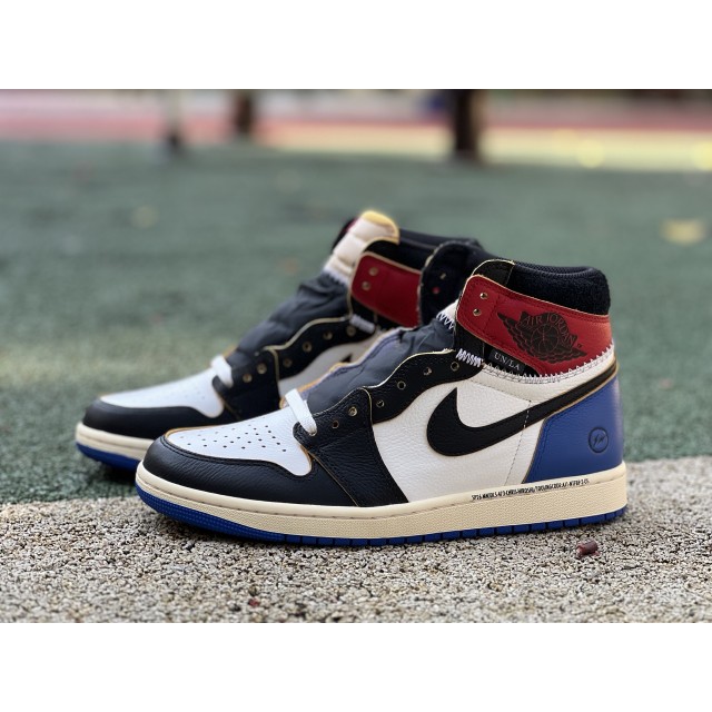 LJR BATCH Union LA x Fragment Design x Air Jordan 1 High Varsity Red Sport Royal IO7847-002