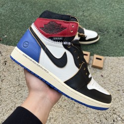 LJR BATCH Union LA x Fragment Design x Air Jordan 1 High Varsity Red Sport Royal IO7847-002
