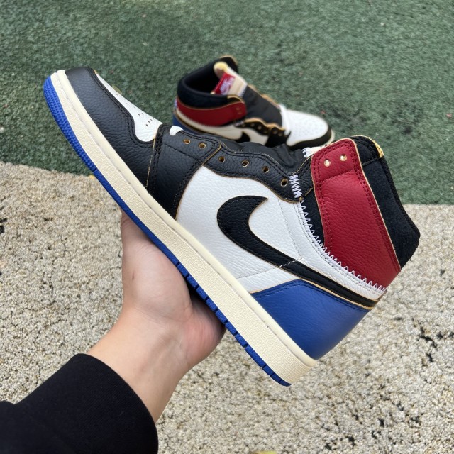 LJR BATCH Union LA x Fragment Design x Air Jordan 1 High Varsity Red Sport Royal IO7847-002