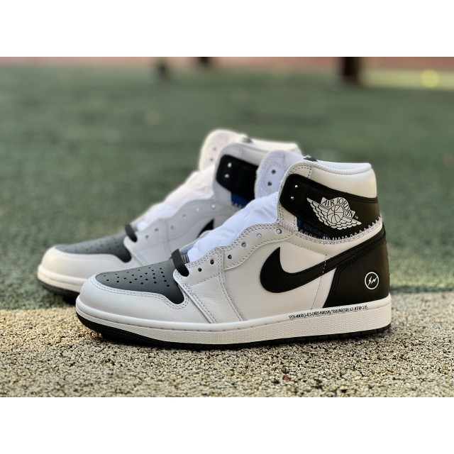 LJR BATCH Union LA x Fragment Design x Air Jordan 1 High White Black II7282-100 