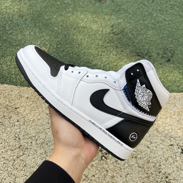 LJR BATCH Union LA x Fragment Design x Air Jordan 1 High White Black II7282-100 