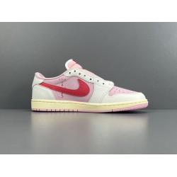X BATCH Travis Scott x Air Jordan 1 Low OG Pink Pack IQ7604-101