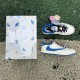 LJR BATCH Air Jordan 1 Retro Low Fragment x Travis Scott Sail Military Blue DM7866-104 