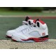 LJR BATCH Air Jordan 5 Retro Fire Red Black Tongue 2025 HQ7978-101
