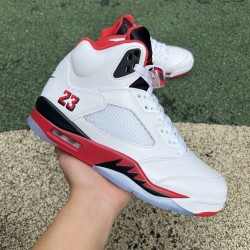 LJR BATCH Air Jordan 5 Retro Fire Red Black Tongue 2025 HQ7978-101