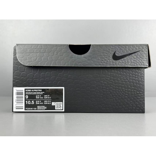 OG BATCH Nike Kobe 6 Protro Sail All-Star FQ3546-100