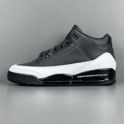 GOD BATCH Fragment Design x Air Jordan 3 Black White DA3595-001