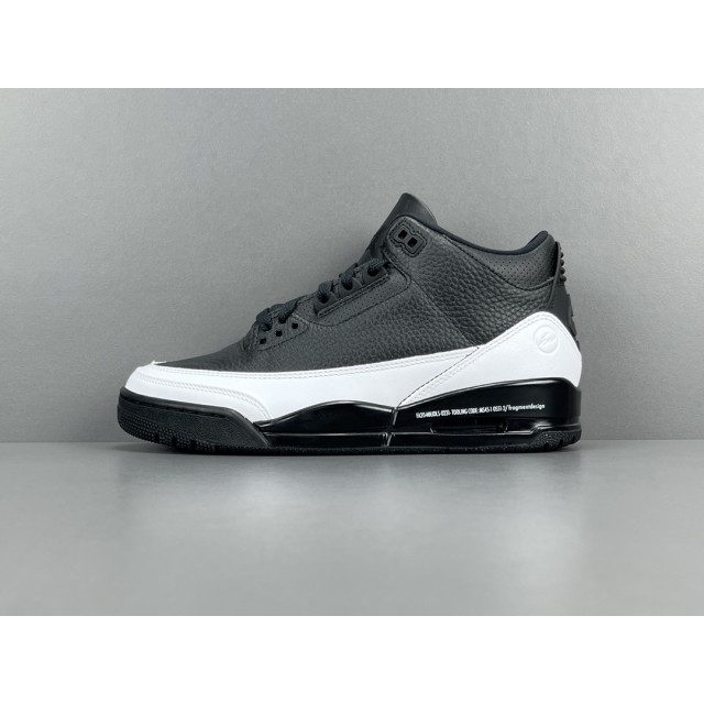 GOD BATCH Fragment Design x Air Jordan 3 Black White DA3595-001