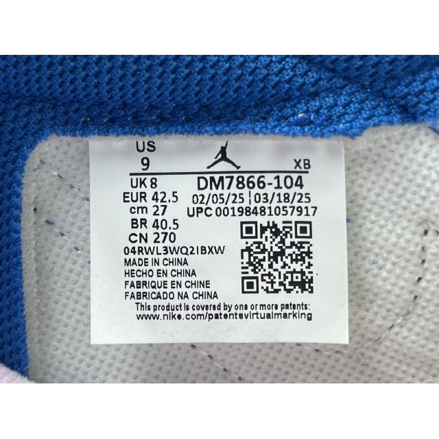 OG BATCH Air Jordan 1 Retro Low Fragment x Travis Scott Sail Military Blue DM7866-104