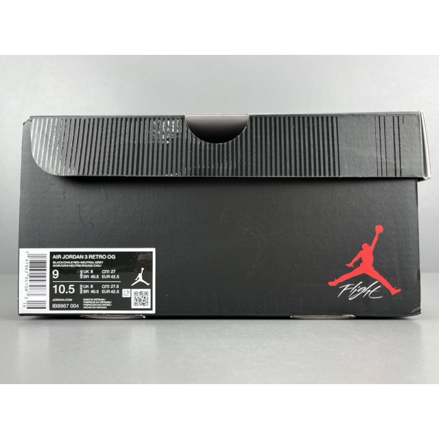 OG BATCH Air Jordan 3 Retro Rare Air IB8967-004