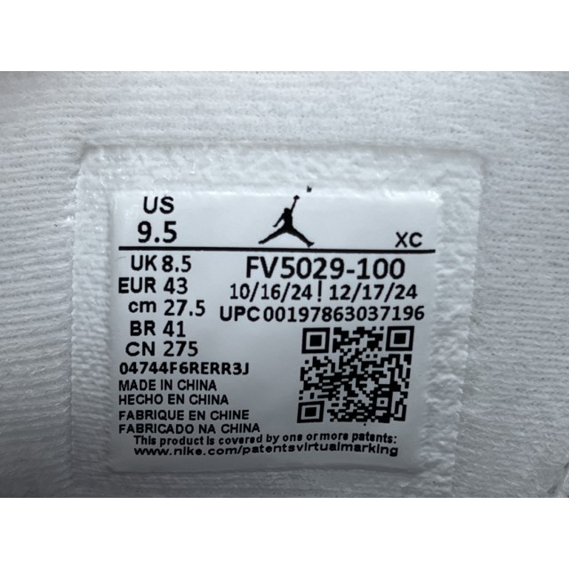 OG BATCH Air Jordan 4 OG White Cement 2025 FV5029-100