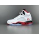 PK BATCH Air Jordan 5 Retro Fire Red Black Tongue HQ7978-101