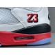 PK BATCH Air Jordan 5 Retro Fire Red Black Tongue HQ7978-101