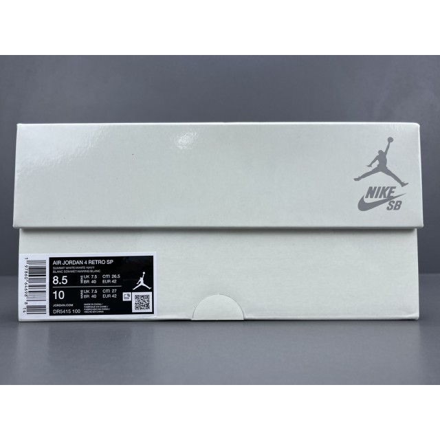 OG BATCH Air Jordan 4 Retro SB Navy DR5415-100