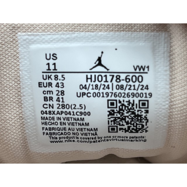 OG BATCH Air Jordan 3 Retro Valentine's Day HJ0178-600