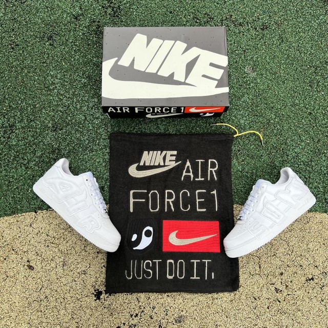S2 BATCH Nike Air Force 1 Low Cactus Plant Flea Market White FQ7069-100