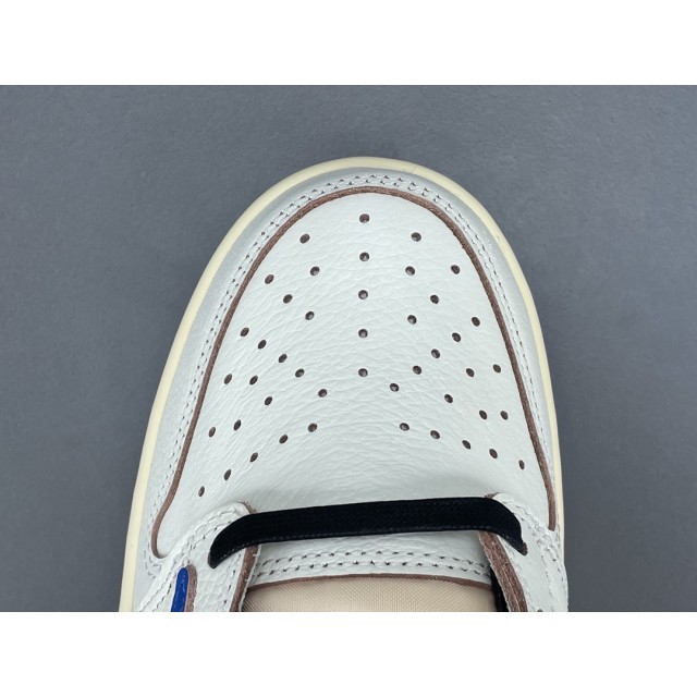 X BATCH Air Jordan 1 Retro Low Fragment x Travis Scott Sail Military Blue DM7866-104