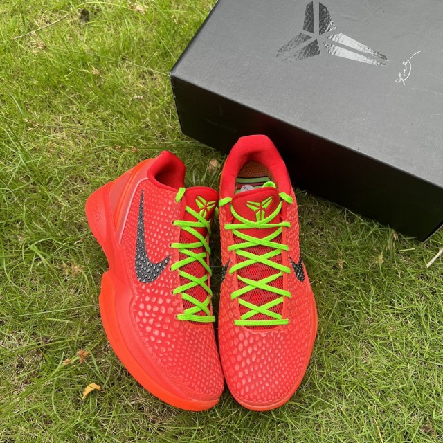 S2 BATCH Nike Kobe 6 Protro "Reverse Grinch" FV4921 600
