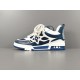 GOD BATCH Louis Vuitton LV Skate Sneaker Marine White 1AARRL