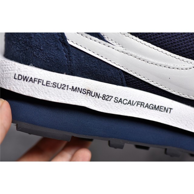 PK BATCH Fragment Design x Sacai x Nike LDWaffle "Blackened Blue" DH2684 400