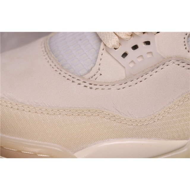 GET BATCH Off-White™ x Air Jordan 4 Retro "Cream Sail" CV9388 100 