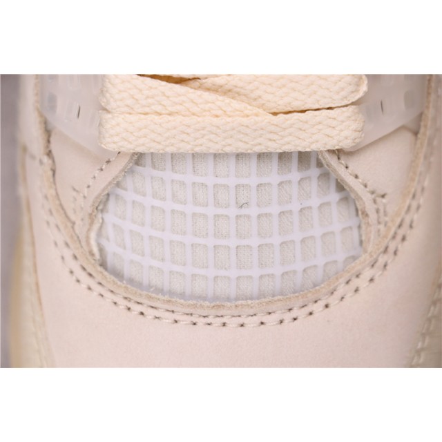 GET BATCH Off-White™ x Air Jordan 4 Retro "Cream Sail" CV9388 100 