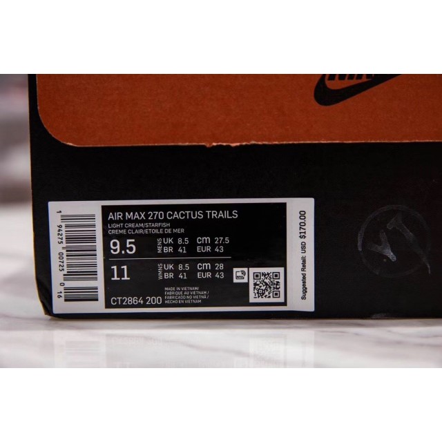 H12 BATCH Travis Scott x Air Max 270 React CT2864 200